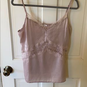 SOPRANO lace and silk tank